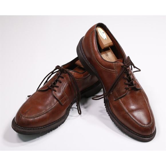 Allen Edmonds Wilbert Chilli Brown Lace Up Oxford Dress Shoes Rubber Soles 15 B main image 8